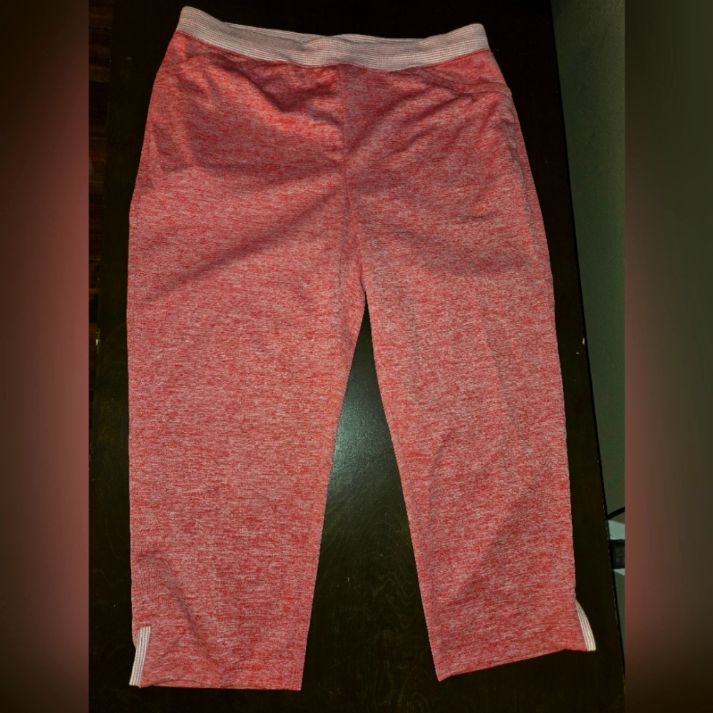 Chico's, size 1, red/white stripes